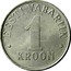 Estonia Kroon 1993 KM# 28 Standard Coinage EESTI VABARIIK 1 • KROON • coin reverse