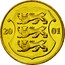 Estonia Kroon 2001 KM# 35 Standard Coinage coin obverse