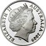Australia One Dollar Kangaroo - Ken Done 2009 KM# 1083c ELIZABETH II AUSTRALIA 2009 IRB coin obverse