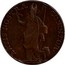 UK ½ Penny Lancashire - Lancaster-John of Gaunt 1791-1794 ARTIS NOSTRÆ CONDITOR. coin reverse