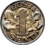 Estonia Sent 1929 KM# 10 Reform Coinage EESTI 1 SENT coin reverse