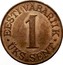 Estonia Sent 1939 KM# 19.1 Reform Coinage EESTI VABARIIK 1 • ÜKS SENT • coin reverse