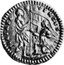 Malta Zecchino Marcantonio Zondadari 1722 KM# 171 ... VINCES coin reverse