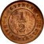 Cyprus 1/2 Piastre Victoria 1889 KM# 2 CYPRUS 1/2 HALF PIASTRE coin reverse