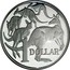 Australia 1 Dollar Masterpiecess in Silver 2004 KM# 733.1a 1 DOLLAR coin reverse