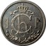 Luxembourg 1 F Charlotte 1946 (fr) Essai - Rare KM# E47 LETZEBURG ESSAI 1946 A.B. coin reverse