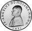 Malta 1 Scvdo (Angelo) X# 42 FR•ANGELVS•DE•MOJANA•M•M•H•H• J. P. 1971 coin obverse