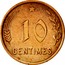 Luxembourg 10 Centimes Charlotte 1930 KM# 41 ★ 10 CENTIMES coin reverse