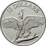 Australia 10 Dollars Sulpher-crested cockatoo. Piedfort 1990 Proof KM# P2 10 DOLLARS coin reverse