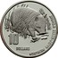 Australia 10 Dollars Wombat. Piedfort 1998 Proof KM# 397a 10 DOLLARS NORTHERN HAIRY-NOSED WOMBAT coin reverse
