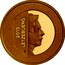 Luxembourg 10 Euro Golden Lady 2013 Proof KM# 128 2013 LËTZEBUERG coin obverse
