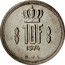 Luxembourg 10 Francs Jean 1974 KM# 57 10F 1974 N.J.L. coin reverse