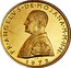 Malta 10 Grani (Angelo 1972) X# 48 FR∙ANGELVS∙DE∙MOJANA∙M∙M∙H∙H∙ 1972 J.P. coin obverse