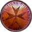 Malta 10 Grani Angelo 1980 1980 Proof X# 80 IN∙HOC∙SIGNO∙MILITAMVS ∙ 10∙GRANI ∙ coin reverse