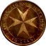 Malta 10 Grani Angelo 1983 1983 Proof X# 96 IN∙HOC∙SIGNO∙MILITAMVS ∙ 10∙GRANI ∙ coin reverse