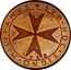 Malta 10 Grani Angelo 1988 1988 Proof X# 130 SVB∙HOC∙SIGNO∙MILITAMVS 1988 coin obverse