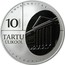Estonia 10 Krooni University of Tartu 2002 Proof KM# 38 UNIVERSITAS TARTUENSIS 10 KROONI TARTU ÜLIKOOL coin reverse