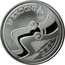 Estonia 10 Krooni Vancouver Winter Olympic Games 2010 Proof KM# 53 10 KROONI XXI coin reverse