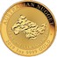 Australia 100 Dollars Nugget - Welcome Stranger 1869 2019 P BU AUSTRALIAN NUGGET 2019 1OZ 9999 GOLD WELCOME STRANGER 1869 coin reverse