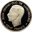 Luxembourg 100 Francs 50th Anniversary - United Nations 1995 (qp) Proof KM# 70 JEAN GRAND-DUC DE LUXEMBOURG CENT FRANCS IML coin obverse