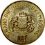 Luxembourg 100 Francs Charlotte 1963 KM# 52 GRAND DUCHE DE LUXEMBOURG 100 F JNI coin reverse
