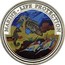 Malta 100 Liras Marine Life 2000 Proof, colourized X# 303 MARINE - LIFE PROTECTION coin reverse