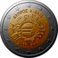 Cyprus 2 Euro 10 Years of Euro Banknotes and Coins 2012 KM# 97 ΚΥΠΡΟΣ KIBRIS A.H. € 2002 2012 coin obverse