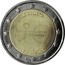 Luxembourg 2 Euro 10th Anniversary of the Economic Monetary Union 2009 Proof KM# 107 LËTZEBUERG € UEM 1999 - 2009 coin obverse
