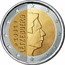Luxembourg 2 Euro 1st map 2002 (u) Proof KM# 82 LËTZEBUERG 2002 GC coin obverse