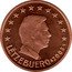 Luxembourg 2 Euro Cent Henri I 2003 KM# 76 LËTZEBUERG 2002 GC coin obverse