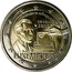 Luxembourg 2 Euro Centenaire du suffrage universel 2019 lion + bridge, Proof in annual set CENTENARIE DU SUFFRAGE UNIVERSEL 1919 - 2019 LUXEMBOURG coin reverse