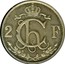 Luxembourg 2 F Charlotte 1947 (fr) Essai - Rare KM# Pn46 LETZEBURG ESSAI 1947 A.B. coin obverse