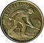 Luxembourg 2 F Charlotte 1947 (fr) Essai - Rare KM# Pn46 2 F. A.B. coin reverse