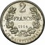 Luxembourg 2 Francs Marie-Adelaide 1914 (fr) Essai - Rare KM# E30 2 FRANCS 1914 • • • JE MAINTIENDRAI • • • coin reverse