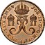 Luxembourg 2 Liards Joseph II 1789 (b) KM# 14 JOS•II•D•G•R•IMP•DUX•LUXEMB coin obverse