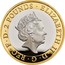 UK 2 Pounds 250th annaiversary of Captain Cook's Voyage of Discovery 2019 BU ELIZABETH II∙D∙G∙REG∙F∙D∙2 POUNDS∙ J.C coin obverse