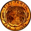 Malta 2 Tari Angelo (FAO) 1968 Proof (1 millimeter thickness) X# 23 FIAT ∙ PANIS F.A.O. 1968 coin obverse