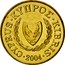 Cyprus 20 Cents Type 2 coat of arms 2004 KM# 62.2 CYPRUS ΚΥΠΡΟΣ KIBRIS 1960 2001 coin obverse