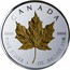 Canada 20 Dollars 40th Anniversary of the Gold Maple Leaf 2019 CANADA 9999 9999 FINE SILVER 1 OZ ARGENT PUR coin reverse