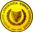 Cyprus 20 Euro 50th Anniversary of the Republic of Cyprus 2010 Proof KM# 95 ΚΥΠΡΙΑΚΗ ΔΗΜΟΚΡΑΤΙΑ KIBRIS CUMHURIYETI 1960 1960-2010 coin obverse