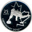 Canada 25 Cents Curling 2007 Proof 25 CENTS VANCOUVER 2010 coin reverse