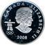 Canada 25 Cents Figure skating 2008 Proof CANADA ∙ ELIZABETH II 2008 coin obverse
