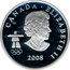 Canada 25 Cents Freestyle skiing 2008 Proof CANADA ∙ ELIZABETH II 2008 coin obverse