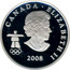 Canada 25 Cents Snowboarding 2008 Proof CANADA ELIZABETH II 2008 coin obverse