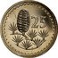 Cyprus 25 Mils 1977 KM# 40 Republic 25 coin reverse