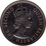 Cyprus 25 Mils Elizabeth II - 1st portrait 1955 KM# 35 QUEEN ELIZABETH THE SECOND coin obverse