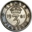 Cyprus 3 Piastres Victoria 1901 KM# 4 CYPRUS 1901 3 PIASTRES coin reverse