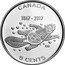 Canada 5 Cents Our Home and Native Land 2017 Proof CANADA 5 CENTS coin reverse