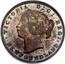 Canada 5 Cents Victoria (Pattern) 1864 1 known coin KM# Pn3 VICTORIA D: G: REG: NEWFOUNDLAND coin obverse