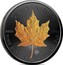 Canada 5 Dollars (Maple Leaf) CANADA 9999 9999 FINE SILVER 1 OZ ARGENT PUR coin reverse